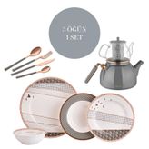 Neva N2938 Grizay Koro 3 Öğün 1 Set Tabak