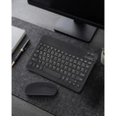 Nevamel® Bluetooth Klavye Mouse Seti Taşınabilir Wireless Bilgisayar Aksesuarı
