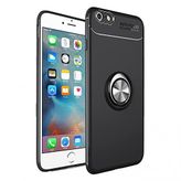 Nevarium Dtech Apple iPhone 6 Uyumlu Kılıf Yüzüklü Silikon Range Siyah