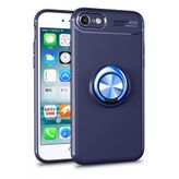 Nevarium Dtech Apple iPhone 7 Uyumlu Kılıf Yüzüklü Silikon Range Mavi