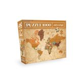 Neverland 1000 Parça Puzzle - World Map-Iı (Dünya Haritası-Iı)