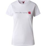 Neverstopexploring Tee-Eu Kadın T-Shirt - NF00A6PR - XS - Beyaz