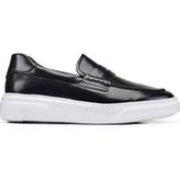 Nevzat Onay Açma Siyah Bağcıksız Sneaker