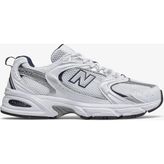 New Balance 530 Spor Ayakkabı Kauçuk Tabanlı Suni Deri Beyaz Renkli Konforlu Tasarım