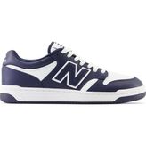 New Balance BB480 Leather Mens Sneaker Navy Hakiki Deri Unisex Günlük Spor Ayakkabı Lacivert
