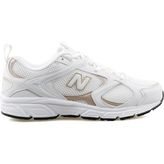 New Balance Kadın Beyaz Yürüyüş Ayakkabısı Kauçuk Tabanlı Suni Deri ve Tekstil Malzemeden Üretildi