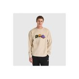 New Balance Nb Lifestyle Men Sweatshirt Erkek Bej Sweatshirt - Mnc3505