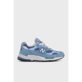New Balance Süet Logolu Bağcıklı Sneaker Ayakkabı Erkek Ayakkabı U992TO - Açık Mavi