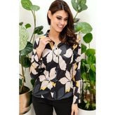 New Laviva Kadın Polyester Gömlek - 36 - Siyah