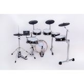 New Neiro NDDS-720 Parlak Siyah Dijital Bateri Seti+Tabure+Kulaklık+Trampet Sehbası+Baget+Kargo Hediye