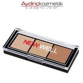 New Well Porcelain Make Up Highlighter 3'lü - 12 Adet