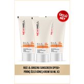 New Well Rice Ginseng Sunscreen SPF50+ 3x50 ml Pirinç Özlü Güneş Kremi
