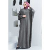 Neways 6571-denim Abaya Gri