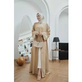 Neways 6642-Parça Boya Abaya Bej