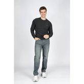 Newdwade Erkek O Yaka Sweatshirt Antrasit - 2XL