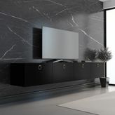 Newline Mobilya Hamper Tv Ünitesi Siyah 180 cm