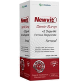 Newvit Demir İçeren 200 ml Şurup