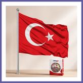 Nida 150X225 cm Alpaka Kumaş Türk Bayrağı Nıda