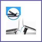 Nida 2 Kademeli Katlanabilir ve Yapışkanlı Laptop Standı Siyah Nıda - Standart