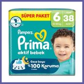 Nida Aktif Bebek Süper Paket Bebek Bezi 6 Beden 38 Adet Nıda