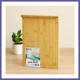 Nida Bambu Kesme Tahtası 25X35 cm (Kanallı, Kenar Destekli) Nıda
