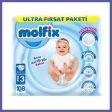 Nida Bebek Bezi Ultra Fırsat Paketi 3 Beden 4-9 kg 108 Adet Nıda - 3 Beden (4 - 9 kg)