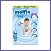 Nida Bebek Bezi Ultra Fırsat Paketi 5 Beden 11-18 kg 78 Adet Nıda - 5 Beden (11 - 18 kg)