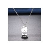 Nida Jewelry 925 Ayar Gümüş Hello Kitty Kolye