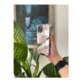 Nida Jewelry Aynalı Çiçek Tasarımlı Harf Iphone Telefon Kılıfı