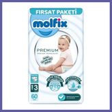 Nida Premium Bebek Bezi Fırsat Paketi 3 Beden 4-9 kg 60 Adet Nıda - 3 Beden (4 - 9 kg)