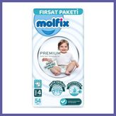 Nida Premium Bebek Bezi Fırsat Paketi 4 Beden 7-14 kg 54 Adet Nıda - 4 Beden (7 - 14 kg)