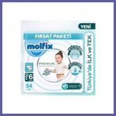 Nida Premium Bebek Bezi Ultra Fırsat Paketi 6 Beden 15+ kg 54 Adet Nıda