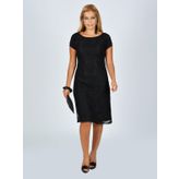 Nidya Moda 4035DS Siyah Kadın Elbise