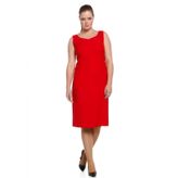 Nidya Moda 4065KK Kırmızı Kadın Elbise