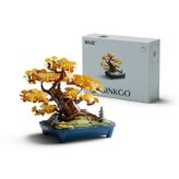 Nifeliz Ginkgo Bonsai Ağacı Yapı Seti, Yetişkinler için, Botanik Teşhir Modeli, Ev ve Ofis Dekoru için Yapay Bitki, Bitki ve Ağaç Severler için Yaratıcı Hediye (709 Parça, NF10374)