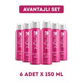 Night Women 150 Ml Deo Spray 6 Adet
