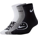 Nike 3 Pack Everyday Lightweight Çocuk Çorabı - Çok Renkli