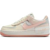 Nike Air Force 1 Af1 Shadow Leather Unisex Sneaker Hakiki Deri Reflektörlü Günlük Spor Ayakkabı Krem