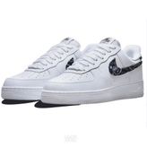 Nike Air Force 1 Low DH4406-101 Paisley Beyaz Siyah Erkek Spor Ayakkabı
