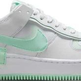Nike Air Force 1 Shadow Sneaker Unisex Hakiki Deri Günlük Spor Ayakkabı Beyaz Yeşil