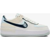 Nike Air Force 1 Shadow Sneaker Unisex Hakiki Deri Günlük Spor Ayakkabı Krem Yeşil - Krem Rengi - Yeşil