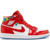 Nike Air Jordan 1 Mid Se Barcelona DC7294-600 Kırmızı Erkek Spor Ayakkabı