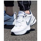Nike Air Monarch Iv -V1 Erkek Koşu ve Antreman Ayakkabısı Suni Deri Düz Tabanlı Beyaz