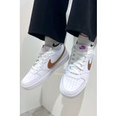 Nike Court Borough Low 2 SE Beyaz Deri Kadın Günlük Spor Ayakkabı