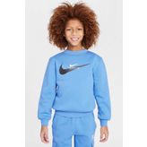 Nike Erkek Çocuk Mavi Sweatshirt XL Beden B NSW SI FLC CREW BB Modeli