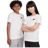 Nike FZ5177 Nike Enfant Kids Beyaz-Siyah Çocuk T-Shirt - L - 1BW-Beyaz