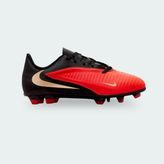 Nike HM9202-600 Jr Phantom 6 Low Club Fg/mg Krampon Siyah-Kırmızı - Siyah - Kırmızı