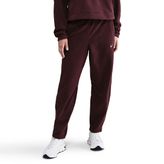 Nike HV3707-652 Bordo One Therma-Fit Mid-Rise Fleece Polar Kadın Antrenman Eşofman Altı
