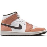 Nike Jordan 1 Mid Kadın Basketbol Ayakkabısı - Beyaz