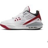 Nike Jordan Max Aura 5 Basketbol Ayakkabısı DZ4353-101 - Kırmızı - Beyaz